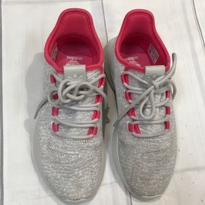 Adidas Sneakers Shoes Pink and Gray Girls Size 4